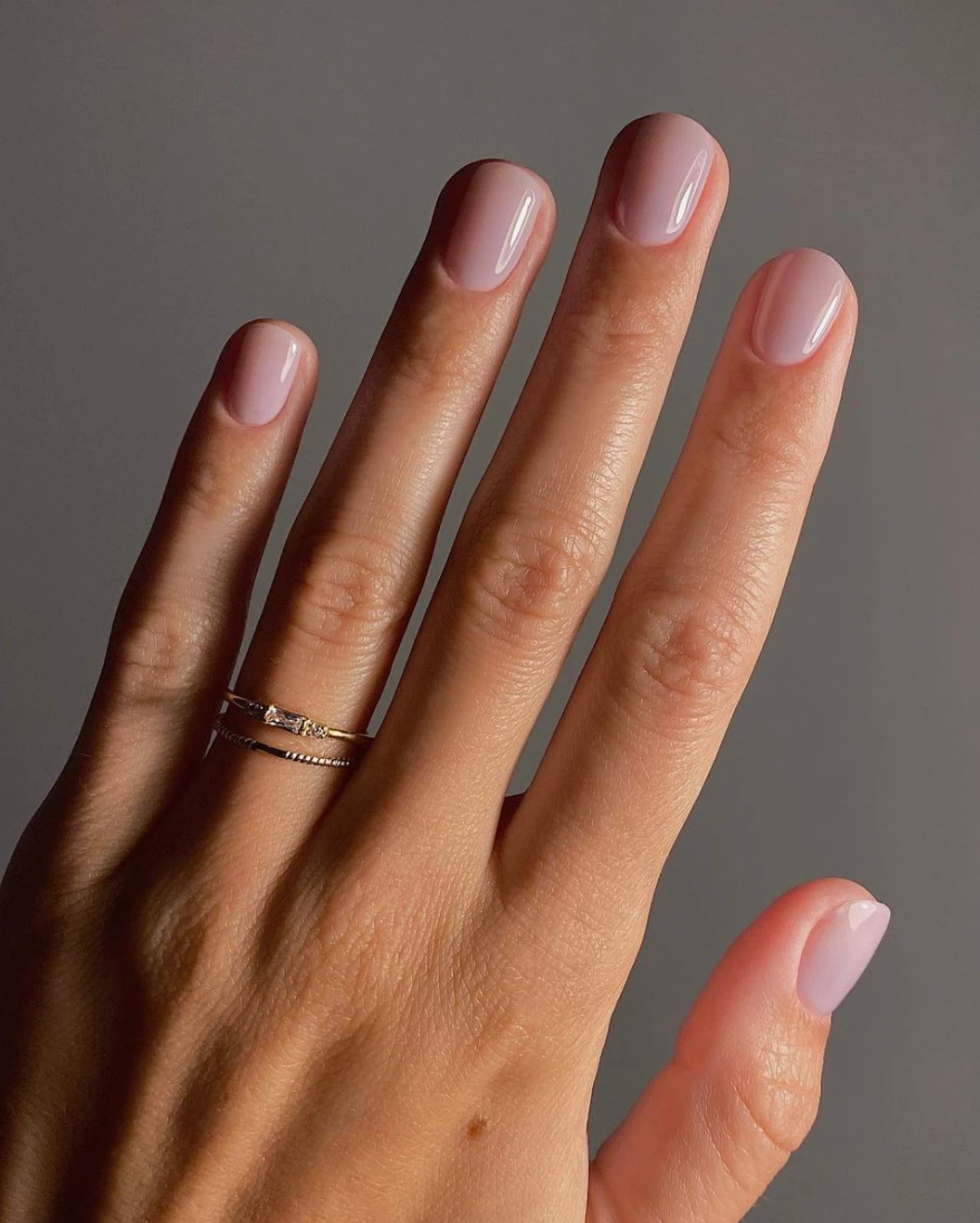 Ombre gradient manicure
