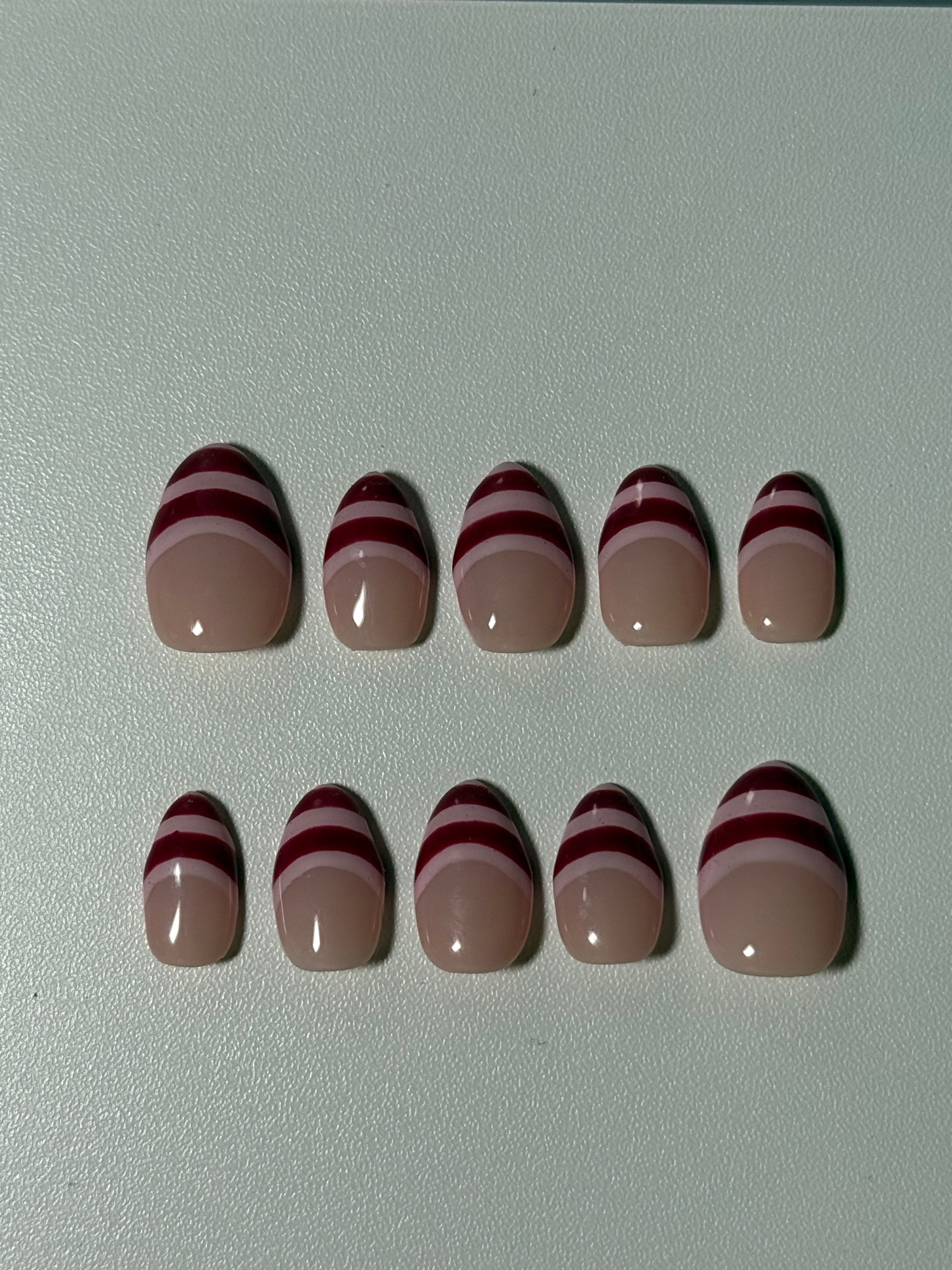 Neon bright summer press-on nails